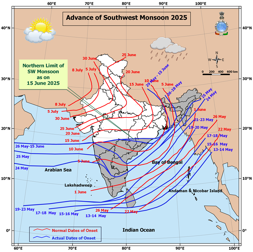 Monsoon 2025 Progress Map