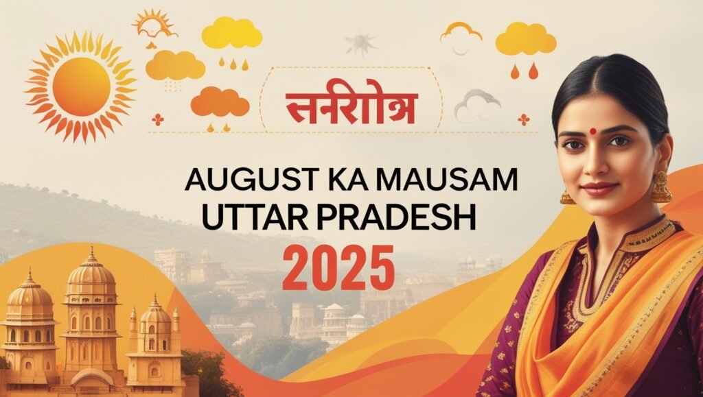 August Ka Mausam Uttar Pradesh 2025