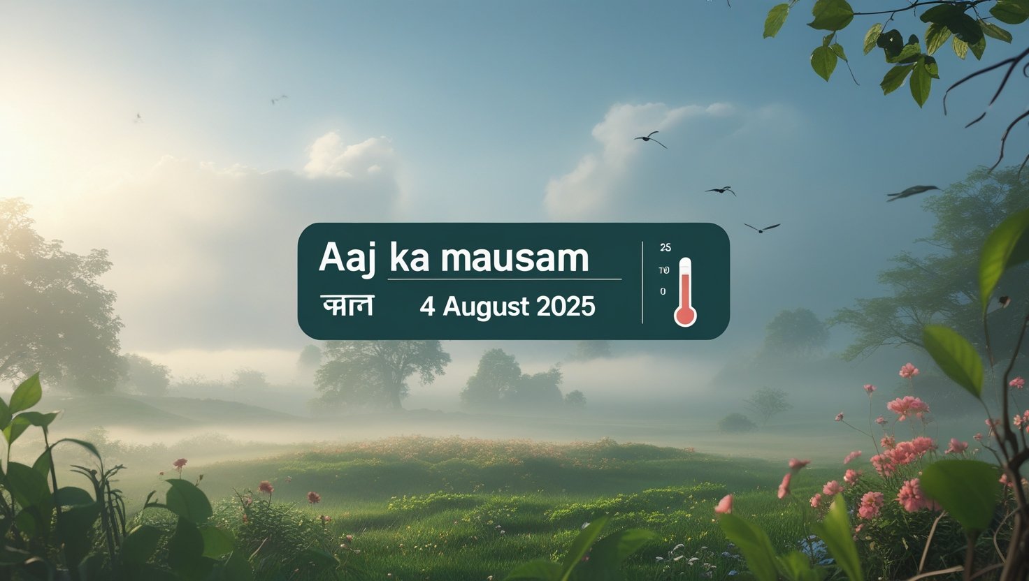 Aaj ka mausam 4 august 2025